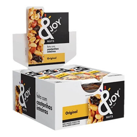 12 Barra de Nuts &Joy Mixed de Castanhas Inteiras 30g