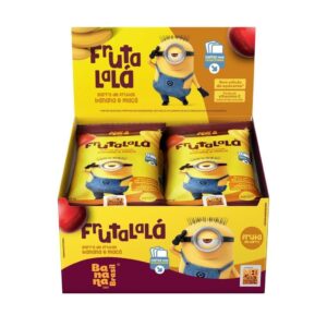 Barra de Frutas Minions Banana e Maçã Frutalalá 12un de 22g – Banana Brasil