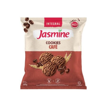 Biscoito Cookie Vegano Integral Café Jasmine 120g