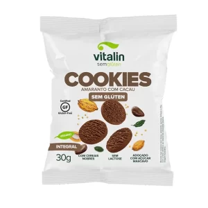 Cookie Sabor Amaranto com Cacau 30g – Vitalin