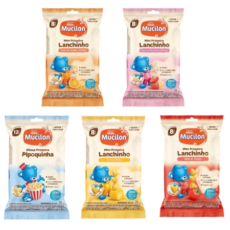 Kit 5 Mucilon Meu Primeiro Lanchinho Sabor Variado – Nestlé